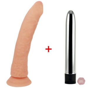Ensemble Gode Sissy Trainer et Vibromasseur 53.34 cm