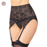Ensemble jarretière Sissy en dentelle
