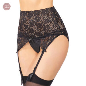 Ensemble jarretière Sissy en dentelle
