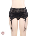 Porte jarretelle Sissy en dentelle pour un style séduisant