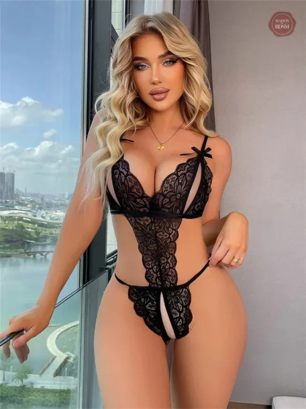 Teddy noir pour allure séduisante