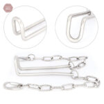 Accessoire de bondage en acier et cuir