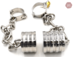 Équipement de plaisir BDSM en acier inoxydable robuste
