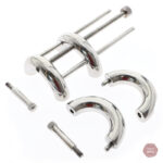 Équipement CBT en inox pour stimulation testiculaire