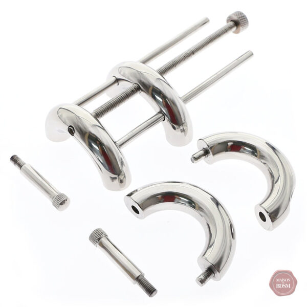 Équipement CBT en inox pour stimulation testiculaire