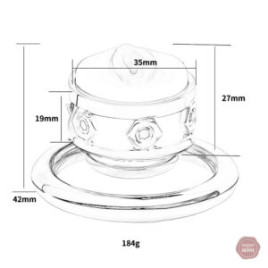 Cage de chasteté en silicone, confort et sécurité