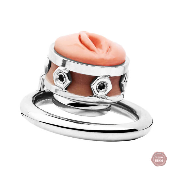 Cage de chasteté robuste, parfaite pour la pratique BDSM