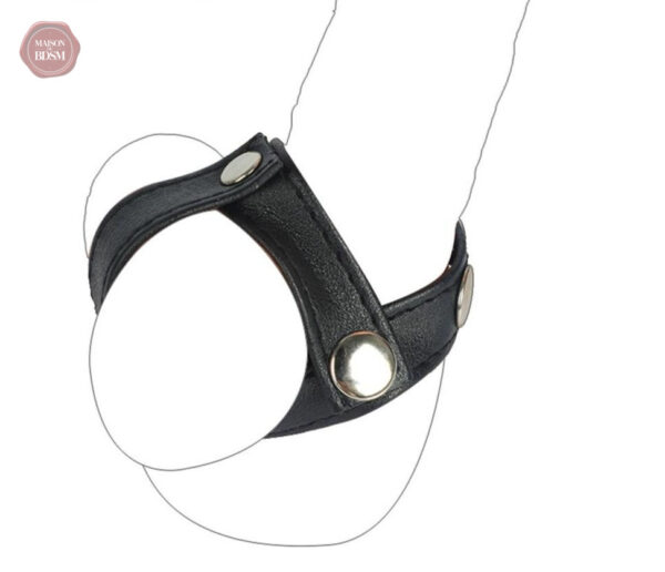 faux-cuir-separateur-scrotum-1 Faux cuir séparateur de scrotum pour accessoire CBT
