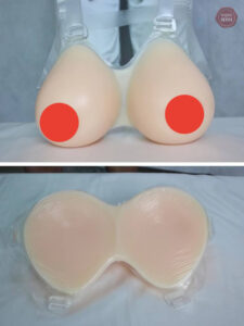 Faux seins en silicone, idéal pour transformation MTF