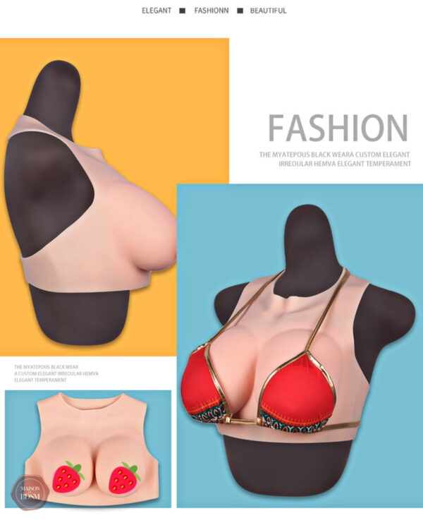 Faux seins pour un effet naturel en mode cross-dressing