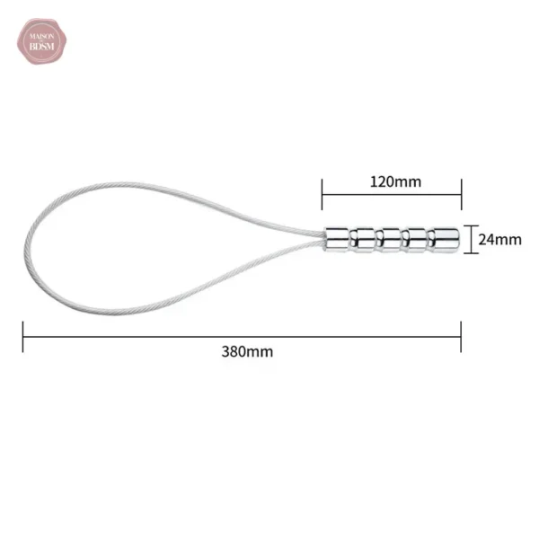 Fouet à cerceau pour expériences BDSM variées