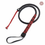 Fouet en cuir pour pratiques BDSM