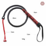 Fouet flexible en cuir, parfait pour les jeux érotiques