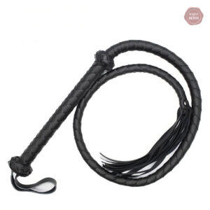 Accessoire BDSM fouet de 140 cm pour plaisir sensuel