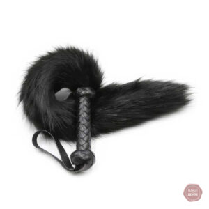 Fouet Queue De Renard BDSM en cuir