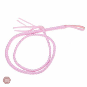 Fouet en rose, accessoire pour des sessions de domination