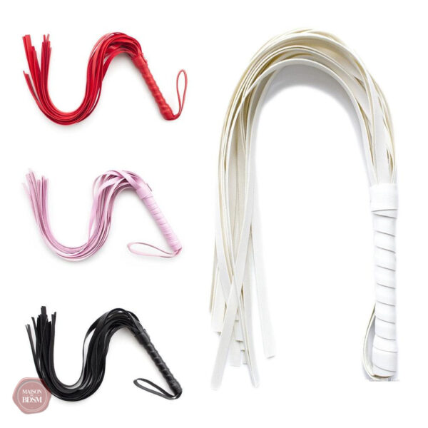 fouet-simili-cuir-1 Fouet en simili cuir pour jeux BDSM