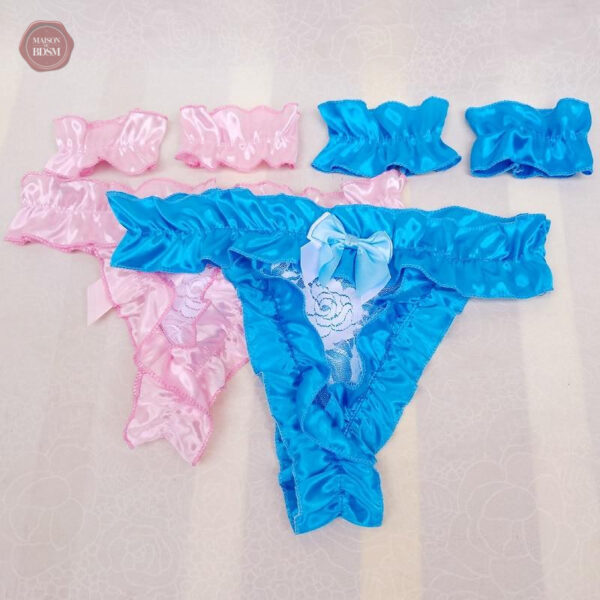 Sous-vêtements sissy en dentelle, look séduisant