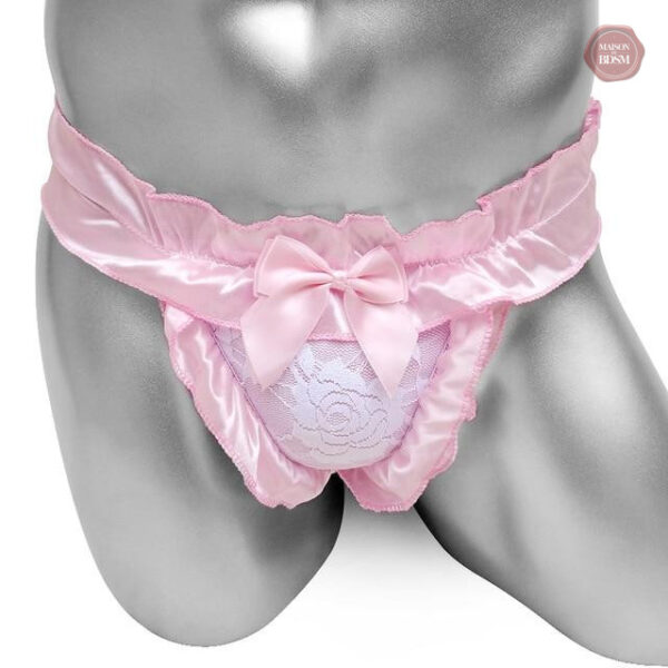 Knickers sissy en dentelle, design raffiné et féminin