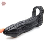 Manchon de plaisir avec texture écailles pour plus de sensations
