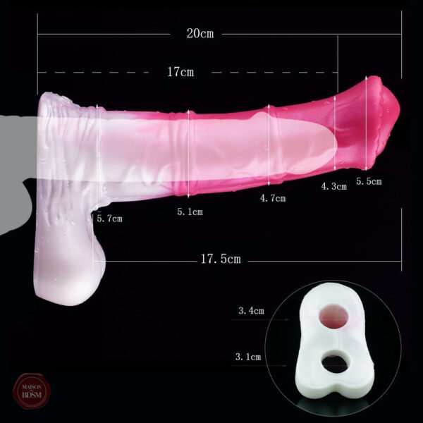 Accessoire pour hommes, gaine en silicone ergonomique