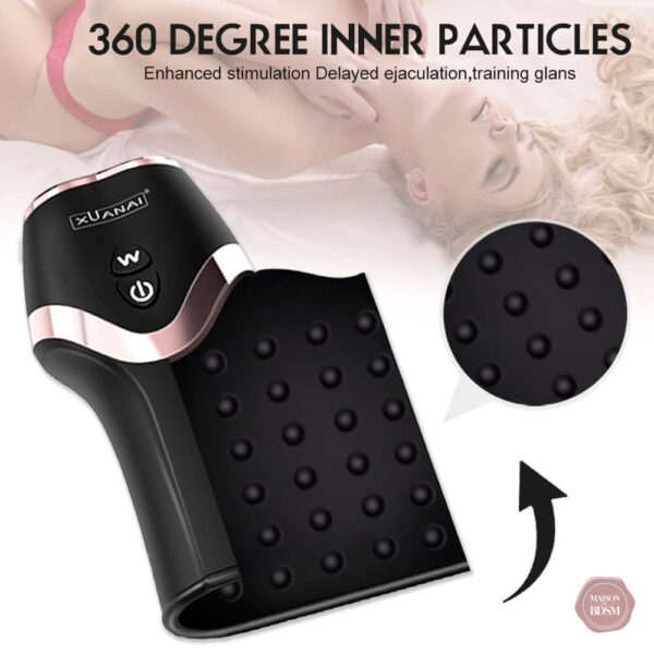 Razor, gaine pénienne avec vibrations ajustables