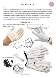Gants blancs Estim pour prévention des chocs électriques