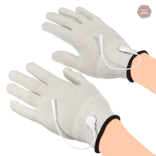 Accessoire de sécurité : gants conducteurs blancs Estim