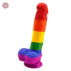 Gode Arcenciel en silicone coloré pour des sensations variées