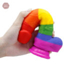 Dildo vibrant Arcenciel, design attractif et ludique