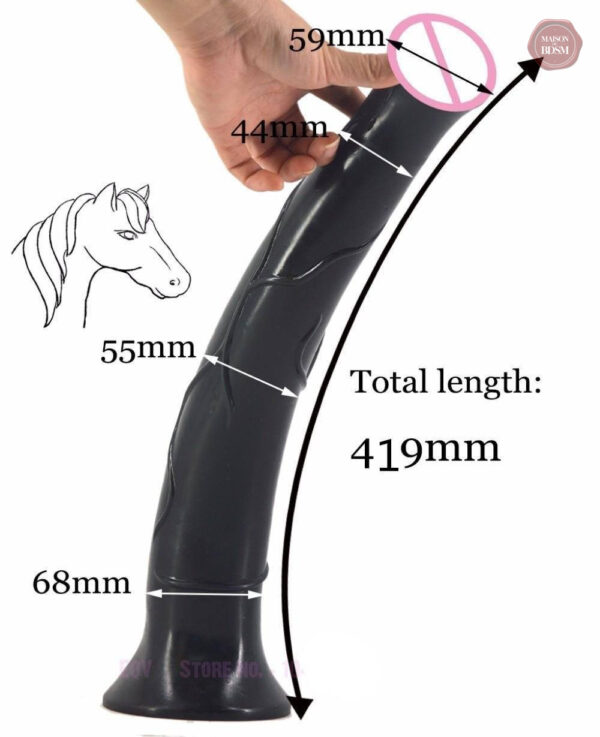 Gode en silicone, design ergonomique