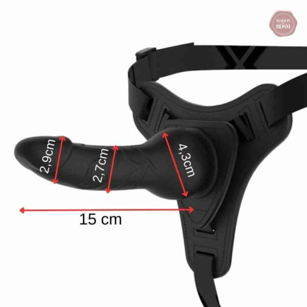 Gode ceinture ajustable, idéal pour l'exploration intime