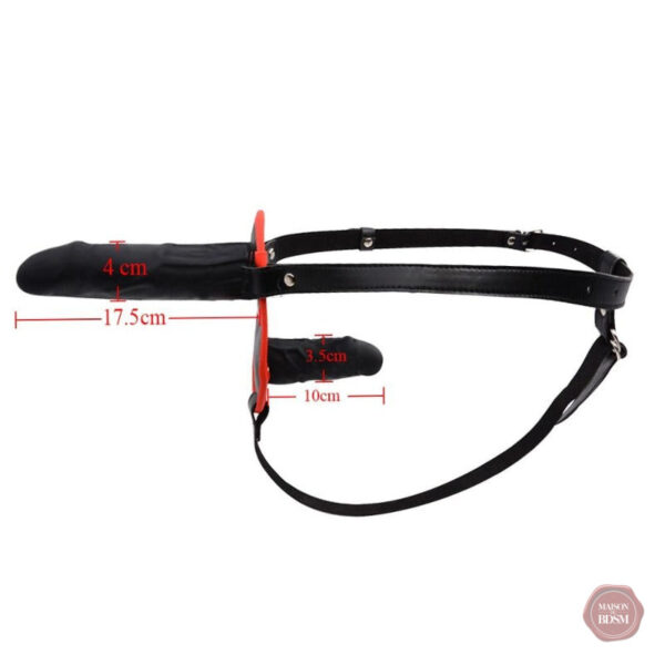 Plaisir à deux avec ce gode ceinture double