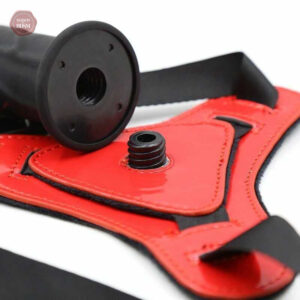 Accessoire de plaisir noir avec ceinture ajustable