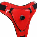 Gode noir avec ceinture, idéal pour le plaisir partagé
