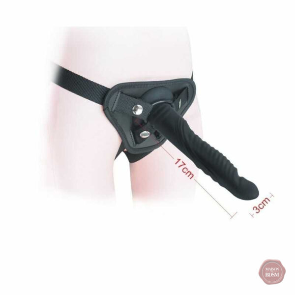 Gode ceinture avec vibrations, modèle XL pour sensations uniques