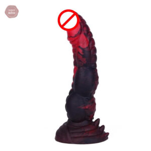 Gode Dragon en silicone, design réaliste et texturé