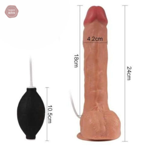Gode avec fonction éjaculation pour une expérience immersive
