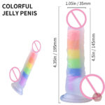 Accessoire en silicone vibrant, design coloré et ergonomique