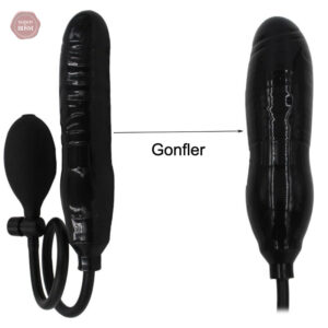 Dildo gonflable, flexible et agréable à utiliser