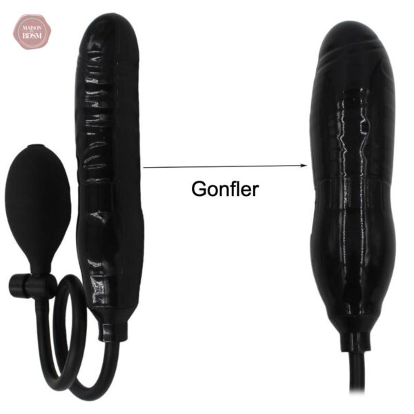 Dildo gonflable, flexible et agréable à utiliser