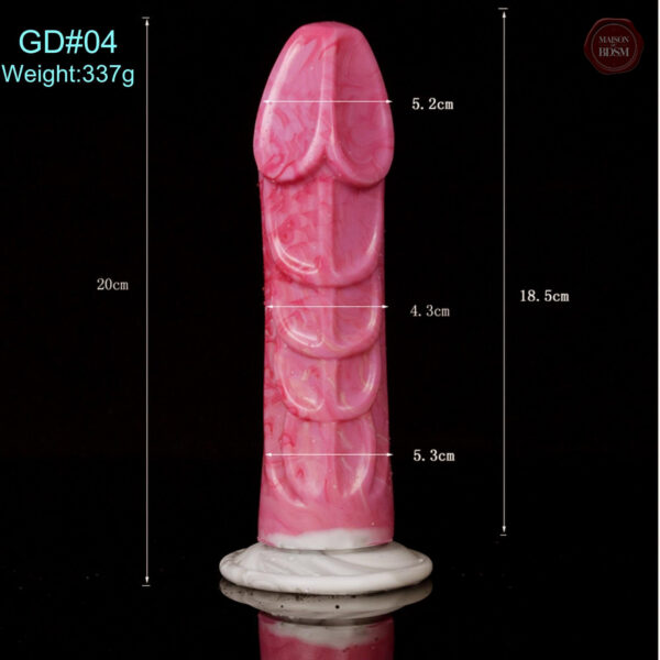 Dildo flexible en silicone
