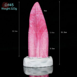 Dildo ergonomique en gel