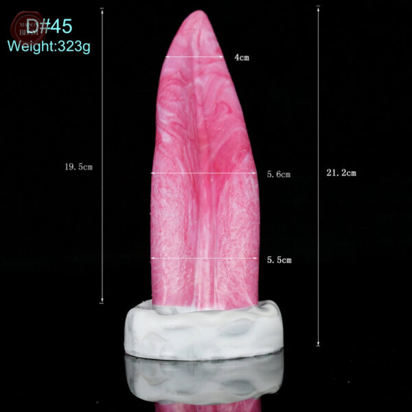 Dildo ergonomique en gel