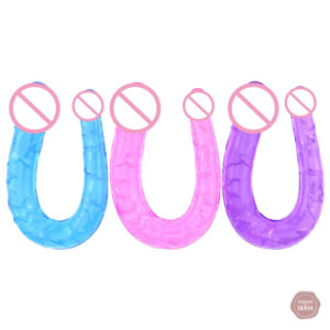 Accessoire intime double tête, design réaliste