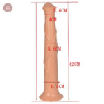 Dildo avec design ergonomique de 41,91 cm