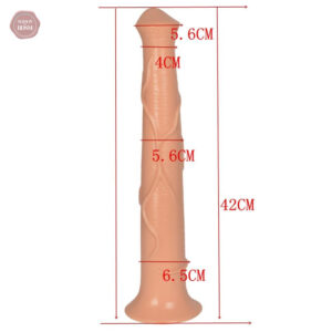 Dildo avec design ergonomique de 41,91 cm