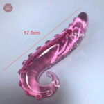 Accessoire de plaisir en verre, forme tentacule originale