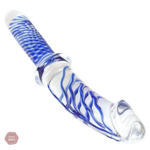 Dildo en verre avec forme ergonomique pour le plaisir