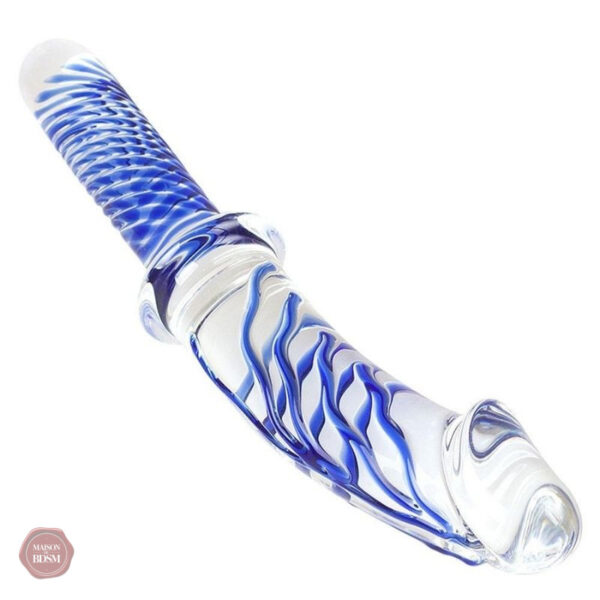 Dildo en verre avec forme ergonomique pour le plaisir